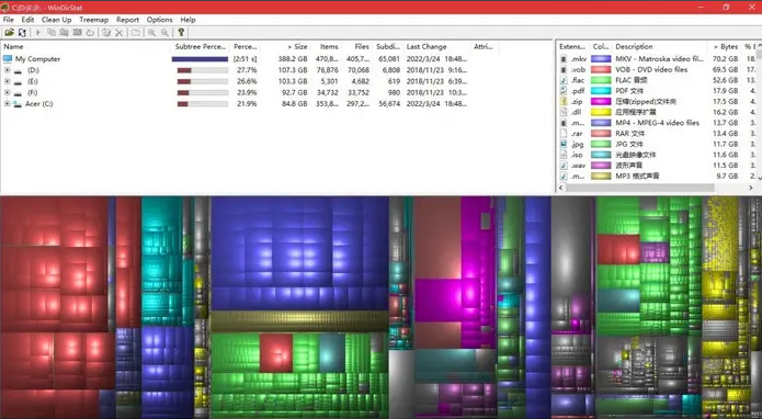 WinDirStat清理软件