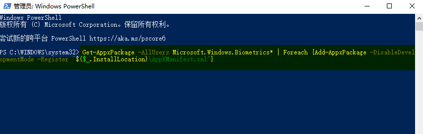 关闭WindowsHello然后尝试再次运行安装程序6