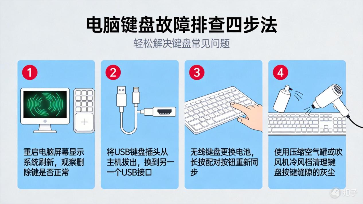键盘删除键失灵怎么办2