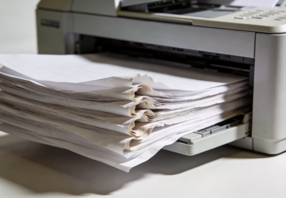 打印机打出来有黑色条纹怎么处理7