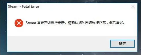 steam需要在线进行更新1