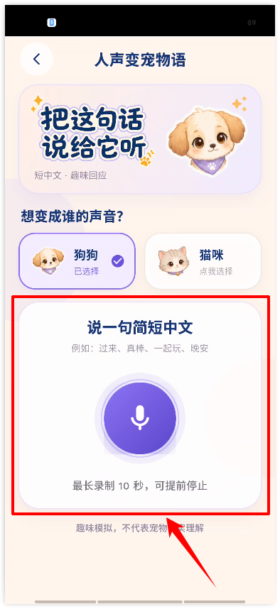 猫狗实时翻译器3